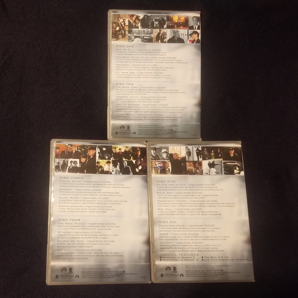 NCIS, seasons 1 & 2 dvds, w bonus features - Picture 7 of 8